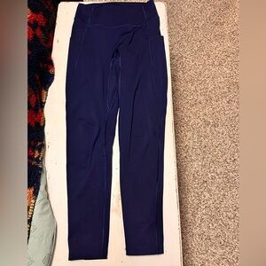 1st Phorm Venture Leggings- Navy Blue High-Waisted w/ Pockets